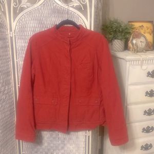 Mauve Pacific Trail Jean Style Lined Corduroy Jacket Size Large